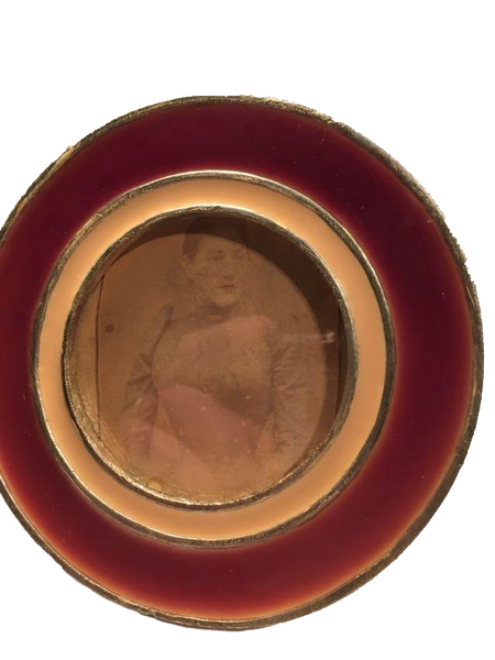 Enamal on Brass Picture Frame