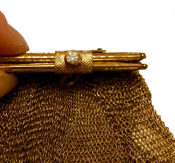 Victorian chain link purse