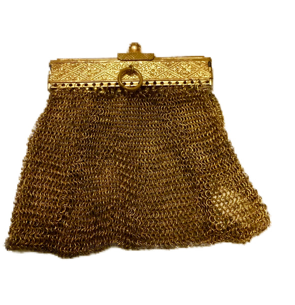 Victorian chain link purse