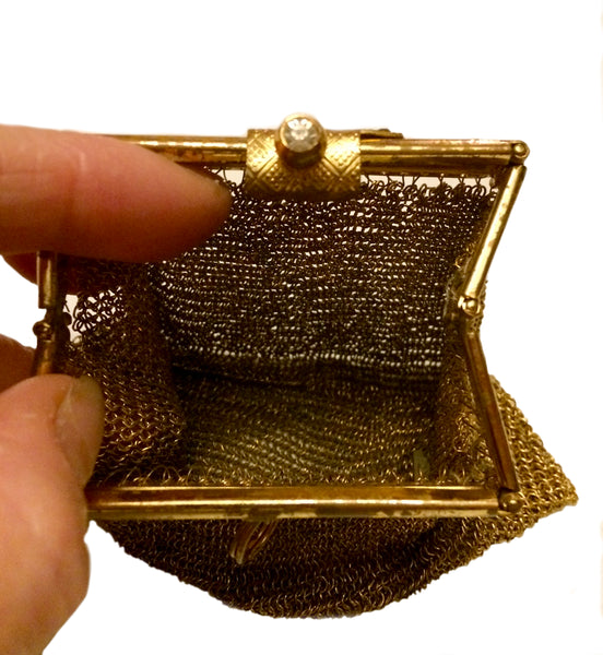 Victorian chain link purse