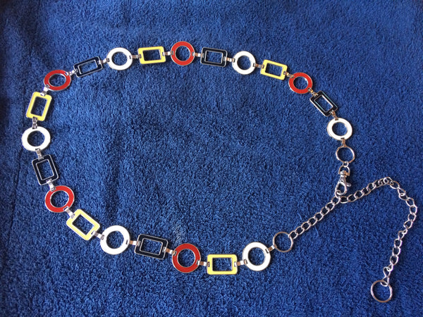 Lovely Vintage Enamelled Belt