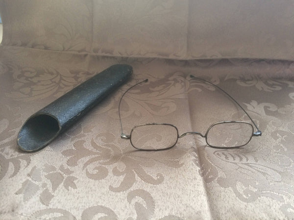 Antique Eyeglasses with case